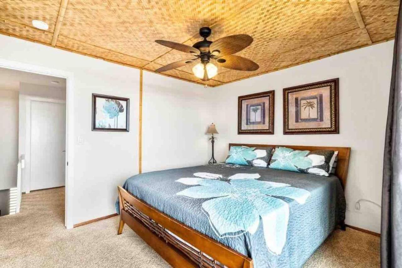 Family Friendly Kailua Bay View Ac Free Parking Walk To Kailua Village Exteriör bild
