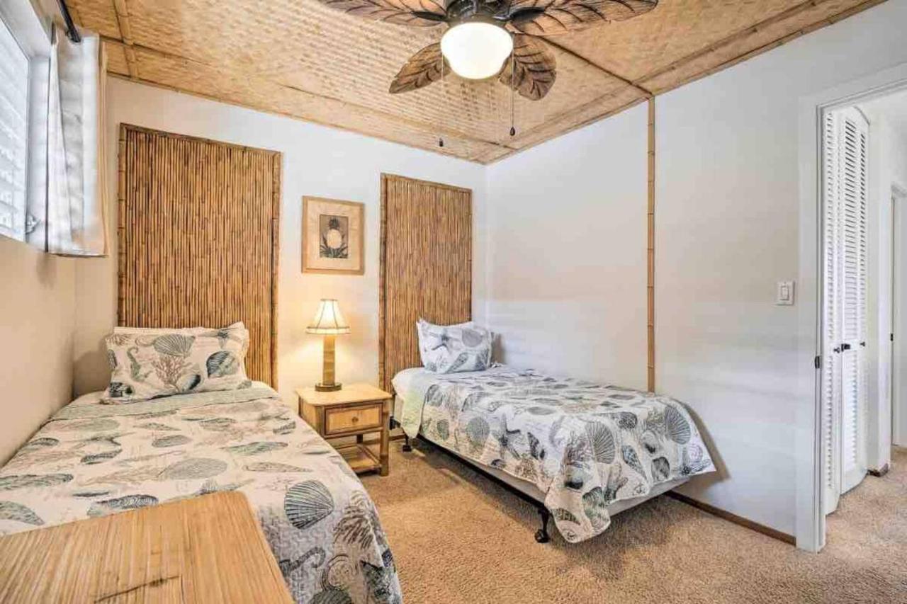 Family Friendly Kailua Bay View Ac Free Parking Walk To Kailua Village Exteriör bild