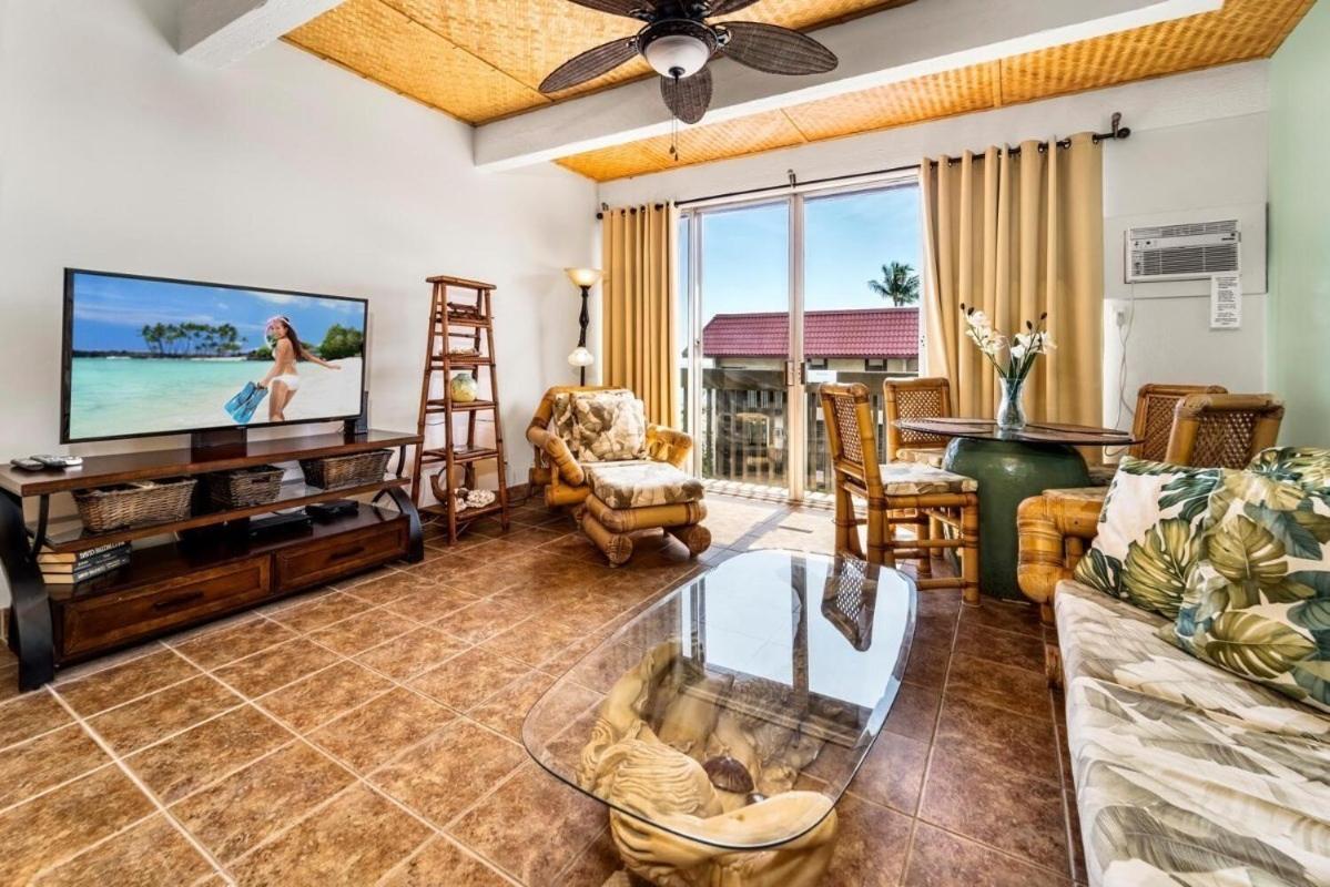 Family Friendly Kailua Bay View Ac Free Parking Walk To Kailua Village Exteriör bild